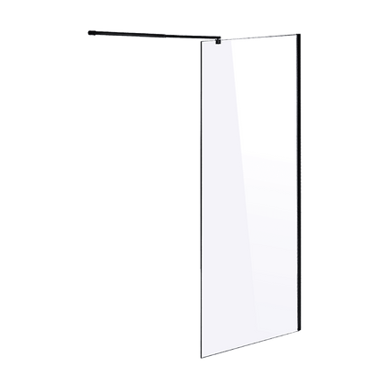 1100 x 2100mm Frameless 10mm Safety Glass Shower Screen Kings Warehouse