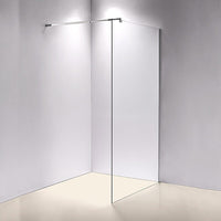 1100 x 2100mm Frameless 10mm Safety Glass Shower Screen Kings Warehouse