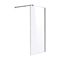 1100 x 2100mm Frameless 10mm Safety Glass Shower Screen Kings Warehouse