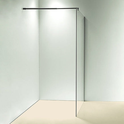 1100 x 2100mm Frameless 10mm Safety Glass Shower Screen Kings Warehouse