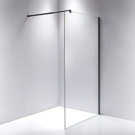 1100 x 2100mm Frameless 10mm Safety Glass Shower Screen Kings Warehouse