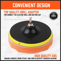 11Pc 6" Buffing Waxing Polishing Pads Kit Sponge Pad Set For Car Polisher Drill Kings Warehouse