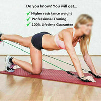 11Pcs/Set Pull Rope Belt Elastic Home Gym Fitness Exercise Resistance Band Kings Warehouse