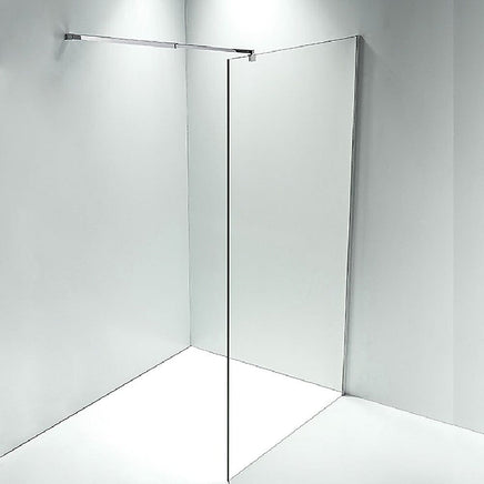 1200 x 2000mm Frameless 10mm Safety Glass Shower Screen Kings Warehouse