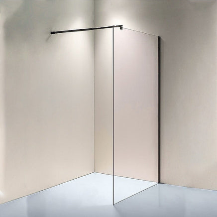 1200 x 2100mm Frameless 10mm Safety Glass Shower Screen Kings Warehouse