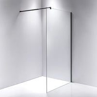 1200 x 2100mm Frameless 10mm Safety Glass Shower Screen Kings Warehouse