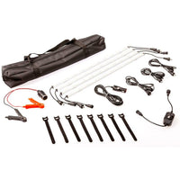 12V Rigid Light Bar LED Strip Camping Waterproof Connector Combo Kit Aluminium Kings Warehouse