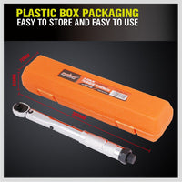 1/4" Drive Click Torque Wrench 5-25NM Ratchet Spanner Adjustable Hand Repair New Kings Warehouse