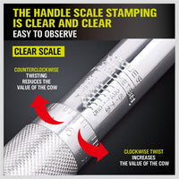 1/4" Drive Click Torque Wrench 5-25NM Ratchet Spanner Adjustable Hand Repair New Kings Warehouse