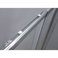 1400-1600mm Sliding Door Safety Glass Shower Screen Chrome By Della Francesca Kings Warehouse 