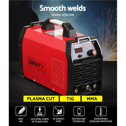 140Amp Inverter Welder Plasma Cutter Gas DC iGBT Portable Welding Machine KingsWarehouse