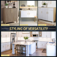 160mm Cabinet Handles Gold Drawer Pulls Knobs Hardware for Kitchen Bathroom Furniture Cupboard Kings Warehouse