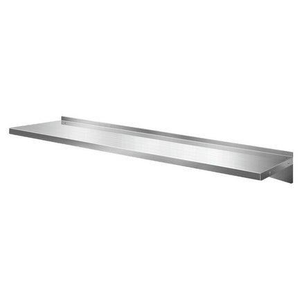 1800mm Stainless Steel Wall Shelf Kitchen Shelves Rack Mounted Display Shelving Kings Warehouse