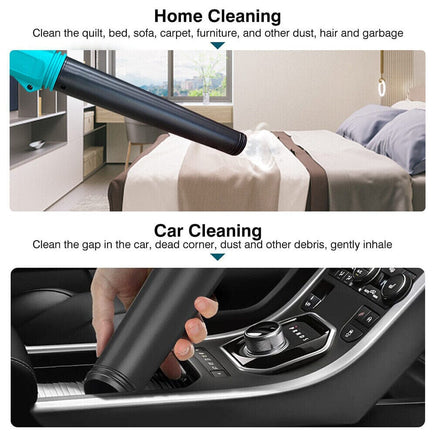 2-in-1 Cordless Electric Leaf Blower Dust Suction Vacuum Cleaner With 2 Battery Kings Warehouse