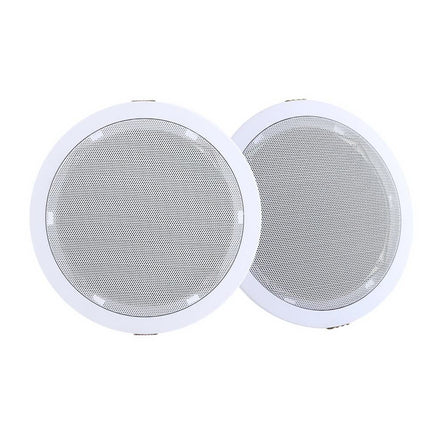 2 x 6" In Ceiling Speakers Home 80W Speaker Theatre Stereo Outdoor Multi Room Speakers Kings Warehouse