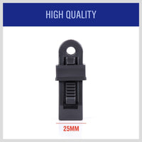 24Pc Camping Awning Tarp Clips Tent Clamps Set Snap Hanger Tighten Survival Tool Kings Warehouse