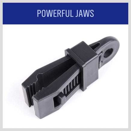 24Pc Camping Awning Tarp Clips Tent Clamps Set Snap Hanger Tighten Survival Tool Kings Warehouse