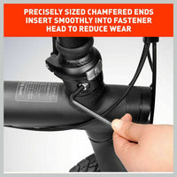 26Pc Allen Wrench Set Ball End Long Arm Hex Key Metric & Imperial With Holders Kings Warehouse