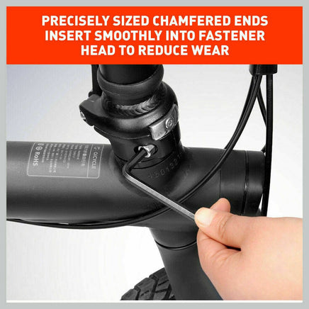 26Pc Allen Wrench Set Ball End Long Arm Hex Key Metric & Imperial With Holders Kings Warehouse