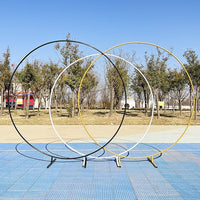 2M Wedding Hoop Round Circle Arch Backdrop Flower Display Stand Frame Background garden supplies Kings Warehouse