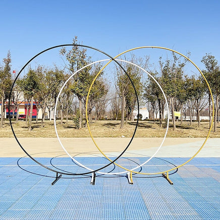 2M Wedding Hoop Round Circle Arch Backdrop Flower Display Stand Frame Background garden supplies Kings Warehouse