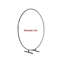 2M Wedding Hoop Round Circle Arch Backdrop Flower Display Stand Frame Background garden supplies Kings Warehouse