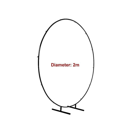 2M Wedding Hoop Round Circle Arch Backdrop Flower Display Stand Frame Background garden supplies Kings Warehouse