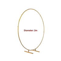 2M Wedding Hoop Round Circle Arch Backdrop Flower Display Stand Frame Background garden supplies Kings Warehouse
