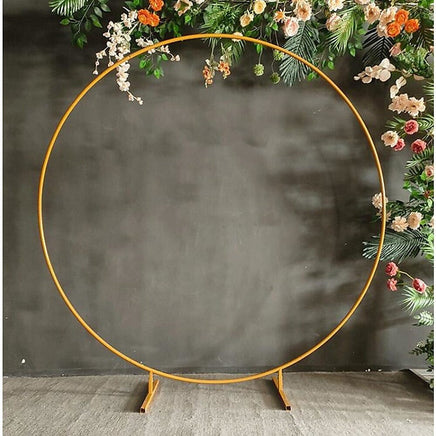 2M Wedding Hoop Round Circle Arch Backdrop Flower Display Stand Frame Background garden supplies Kings Warehouse