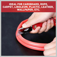 2Pc Folding Utility Knife Aluminium Handle & 10 Spare Stanley Blades Craft New Kings Warehouse