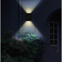 2pc Outdoor Solar LED Deck Lights Garden Patio Pathway Stairs Warm White Kings Warehouse