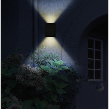 2pc Outdoor Solar LED Deck Lights Garden Patio Pathway Stairs Warm White Kings Warehouse