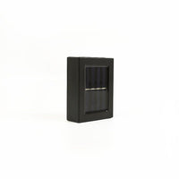 2pc Outdoor Solar LED Deck Lights Garden Patio Pathway Stairs Warm White Kings Warehouse