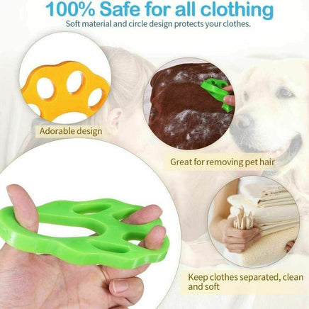 2Pcs Pet Hair Remover Floating Fur Catcher Laundry Lint Dog Cat Washing Machine Kings Warehouse