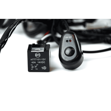 2way LED Universal Driving light Wiring Loom Harness 12V 24V 40A Relay Switch Kings Warehouse