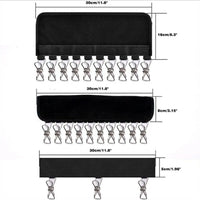 2X 10 Clips Door Cap Rack Baseball Hat Holder Closet Hanger Storage Organizer Kings Warehouse