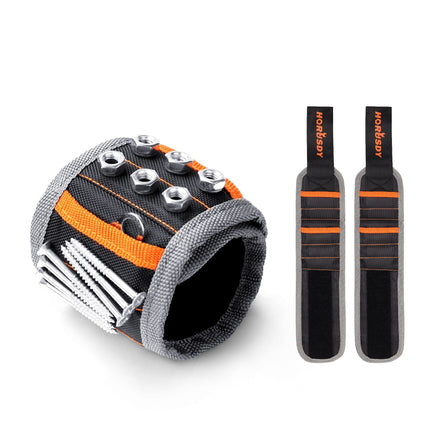 2x Strong Magnetic Wrist Band Magnet Strap Tool Holder Belt Screws Bolt Nut Nail Kings Warehouse