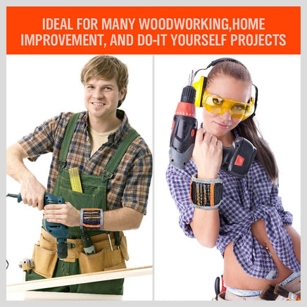 2x Strong Magnetic Wrist Band Magnet Strap Tool Holder Belt Screws Bolt Nut Nail Kings Warehouse