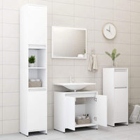 3 Piece Bathroom Furniture Set White Kings Warehouse 