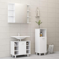 3 Piece Bathroom Furniture Set White Kings Warehouse 