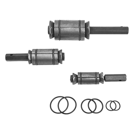 3 Piece Tail Pipe Expander Set Muffler Exhaust Pipe Dent Remover Tool Kit KingsWarehouse