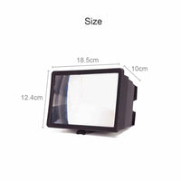 3D Mobile Phone Screen Magnifier 12" HD Video Amplifier for Smartphone Stand Kings Warehouse