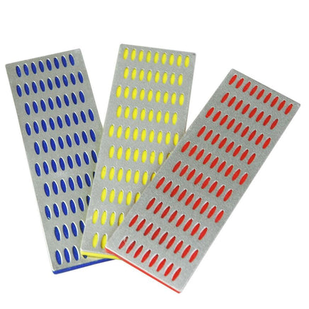 3Pc Diamond Sharpening Stone Whetstone Sharpener Set Scissors Knife With 3 Grits Kings Warehouse