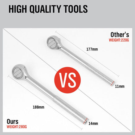 3Pc Universal Socket Wrench Set Power Drill Adaptor Gator Grip Size 7mm to 19mm Kings Warehouse