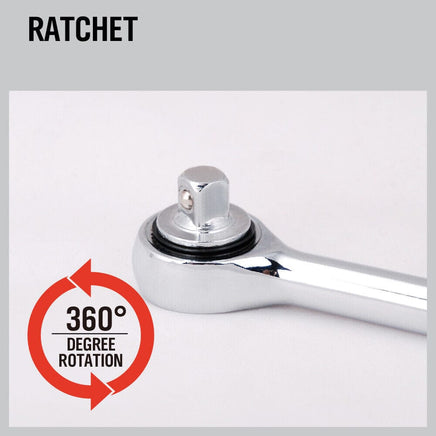 3Pc Universal Socket Wrench Set Power Drill Adaptor Gator Grip Size 7mm to 19mm Kings Warehouse