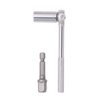 3Pc Universal Socket Wrench Set Power Drill Adaptor Gator Grip Size 7mm to 19mm Kings Warehouse