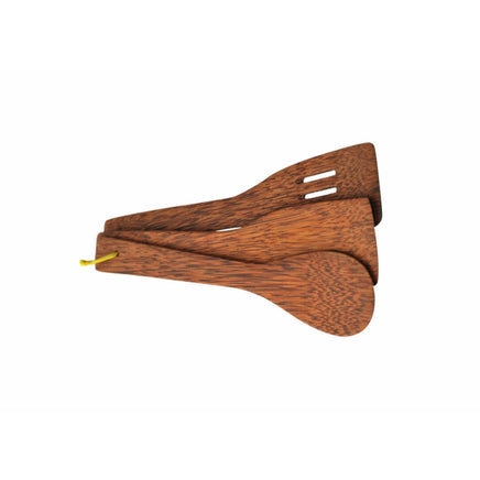 3pcs Coconut wooden Utensil Set Home Dinning Natural New Arrivals Kings Warehouse
