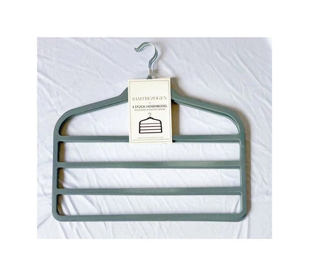 3pcs Velvet Clothes Hangers Grey Kings Warehouse