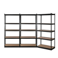 3x0.7M Warehouse Shelving Racking Storage Garage Steel Metal Shelves Rack Kings Warehouse
