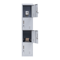 4-Door Vertical Locker for Office Gym Shed School Home Storage Furniture Kings Warehouse 